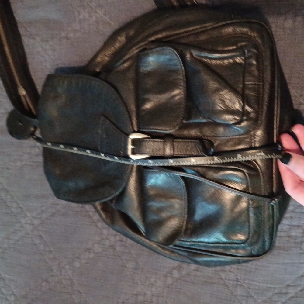 Authentic Trask Soft Durable Leather Backpack - image 6